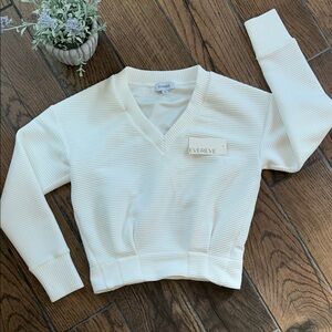 Evereve / “Brynn” V-neck Ottoman Top